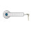 Smart Door Lock with Biometric Fingerprint Access, Keypad Keyless Entry, Silver Electronic Handle 1