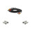 16.4ft CCTV Camera Extension Cable with 4 BNC Connectors, Seamless Coverage for Security DVR System 1