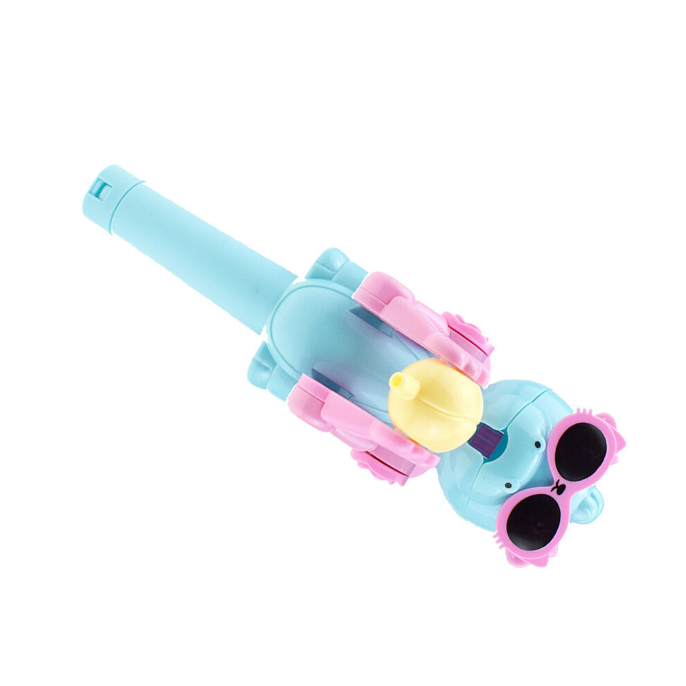 Blue Cute Dinosaur Lollipop Robot Holder 21Cm Storage Case For Boys & Girls