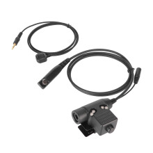 Adattatore portatile con pulsante push-to-talk per cuffie per STP8000, STP8030, STP8040