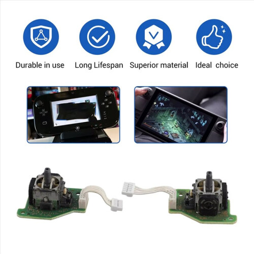 1pcs 3D Joystick with Wire for  U PAD Game Console Joystick Left