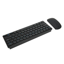 2.4G Wireless Ergonomic Keyboard Mouse Combo, 64 Keys, 3 DPI 800/1000/1200 for PC & Tablet