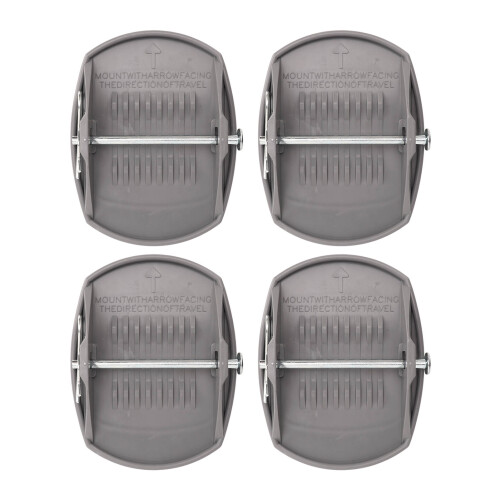 4PCS Caravan Jack Pads Heavy Duty Load Dispersion Rustproof RV Lifting Adapter