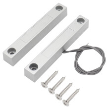 Magnetic Door Sensor Reed Switch NC Normally Closed Surface Mount Zinc Alloy Security Alarm MC58