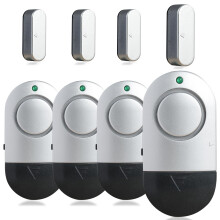 Door Window Alarm 4 Pack, 120dB Loud Alert for Home Security, Battery Included, Kids Safety Sensor