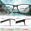 Progressive Reading Glasses for Men Blue Light Blocking NoLine Lenses, Spring Hinges, Grey 200 4