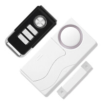 Door Stop Alarm 120dB Loud Wedge Design with Remote Control for Travel, Hotel and Apartment Security