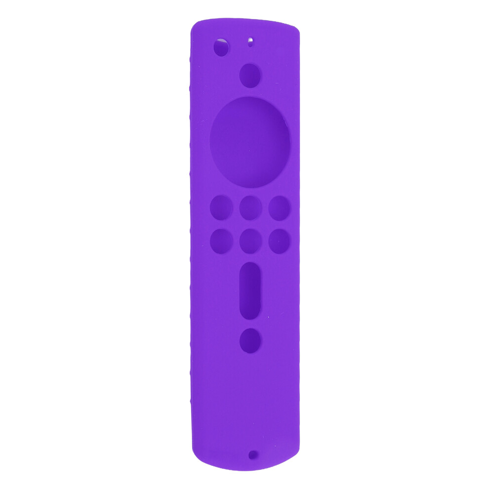 Silicone Protective Case For Fire Tv Stick 4K 2018 Remote Purple 9451389915910