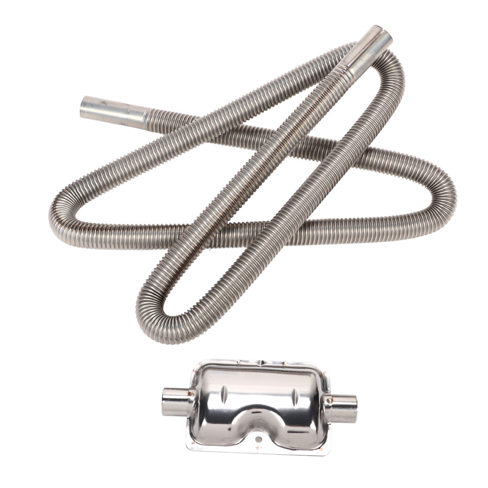 Stainless Steel Parking Air Heater Exhaust Pipe 2.5Cm Dia 200Cm 9371389917236