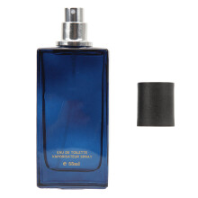 Parfum pour hommes léger boisé de 55 ml, fragrance bleue longue durée pour les rendez-vous