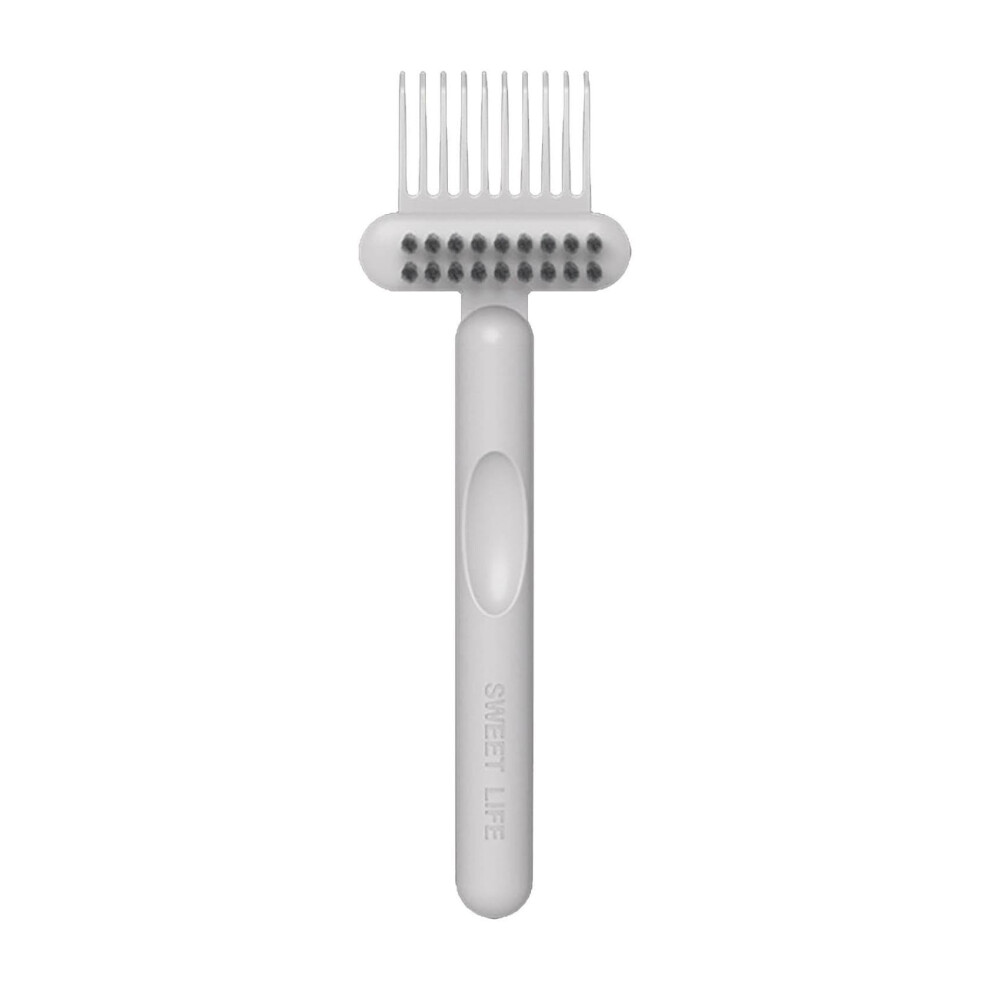 Unisex Grey Hair Brush Cleaner With Builtin Brush And Gray Detangling Comb For Easy Hair Care At Home Or Salon