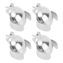4 pezzi anello per soffiatore di candele in acciaio inox, accessorio per spegnere candele