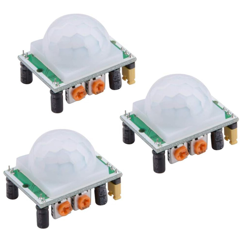 3Pcs Hcsr501 Pir Motion Sensor Module Adjustable Delay Timer For Arduino Raspberry Pi Projects 9771547526780