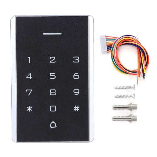 Access Control System with Keypad Door Lock, Dual Authentication and Contactless Card Entry for Office
