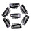 20pcs Snap Comb Wig Clips 10 Teeth Rubber Lined for Secure Hair Extension Attachment 2
