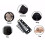 20pcs Snap Comb Wig Clips 10 Teeth Rubber Lined for Secure Hair Extension Attachment 5