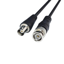 BNC Video Cable 3.28ft Male to Female Shielded Pure Copper, 75 Ohm CCTV Camera Extension Cable for DVR
