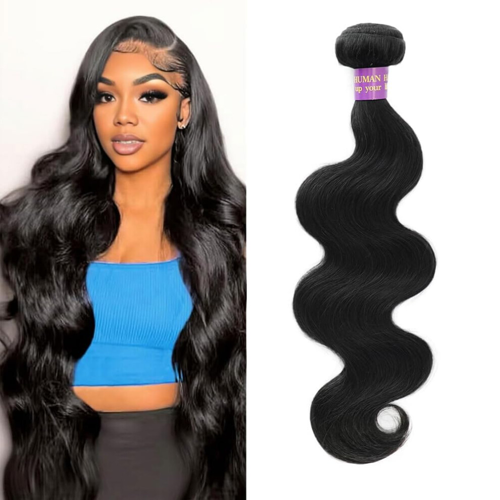 Brazilian Virgin Hair 20 Inch Body Wave 14A Grade Human Hair Extensions with Minimal Shedding