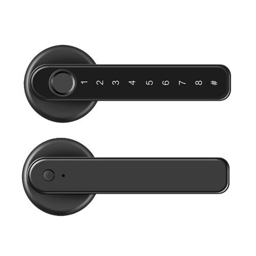 Fingerprint Door Lock Keyless Entry with Touch Keypad, Temporary Access Codes, Easy DIY Installation for Home