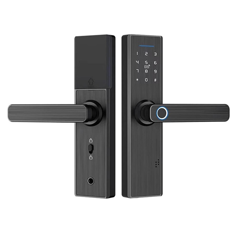 Smart Fingerprint Door Lock With Keypad, Bluetooth And App Control, English Voice Guidance, Mortise Design For Home Security 9771547526995