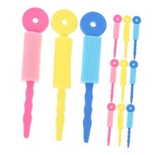 30pcs Soft Sponge Hair Rollers No Heat Curlers for Overnight Styling and Adjustable Curls