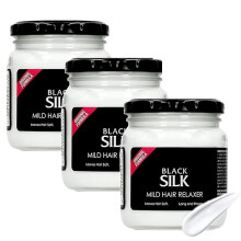 Mild Hair Relaxer for Coarse Hair with Frizz Control and Deep Nourishing Conditioner