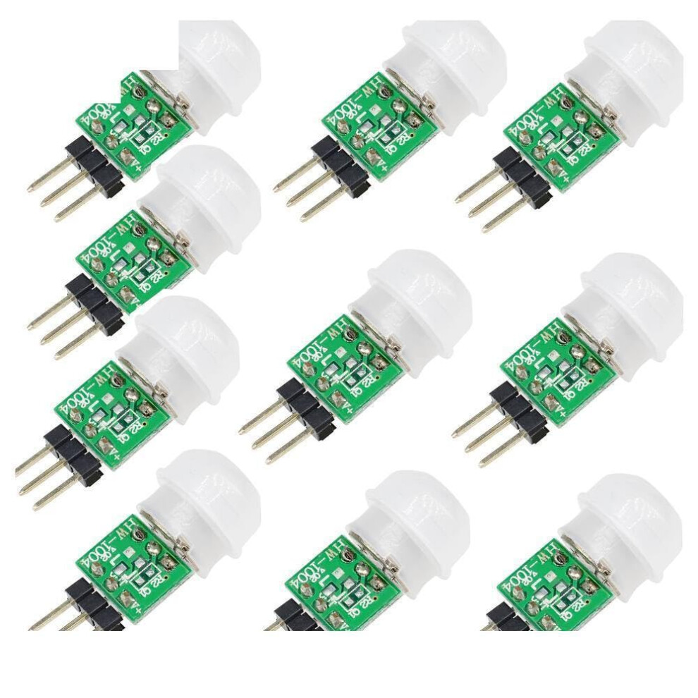 10Pcs Am312 Mini Pir Motion Sensor Module For Arduino, Smart Human Infrared Detector Board For Home Automation 9073542665496