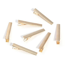 Hair Styling Clips 30pcs No Crease Alligator Duckbill for Sectioning Coloring Gold 9.8cm