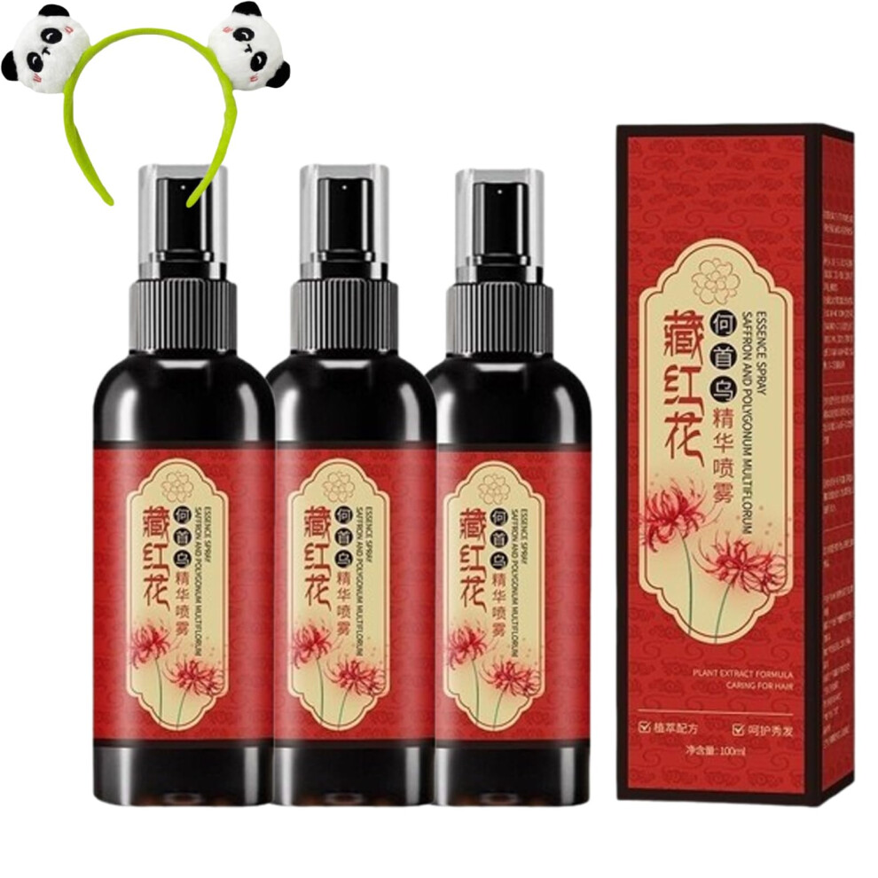 Gray Temporary Hair Color Spray 100Ml For Roots, Instant Coverage, Includes Protective Headband