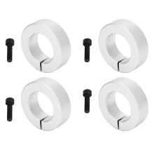 4 pièces de colliers pour arbre en aluminium, serre-roue de 1-1/5 pouces, pour industrie et agriculture