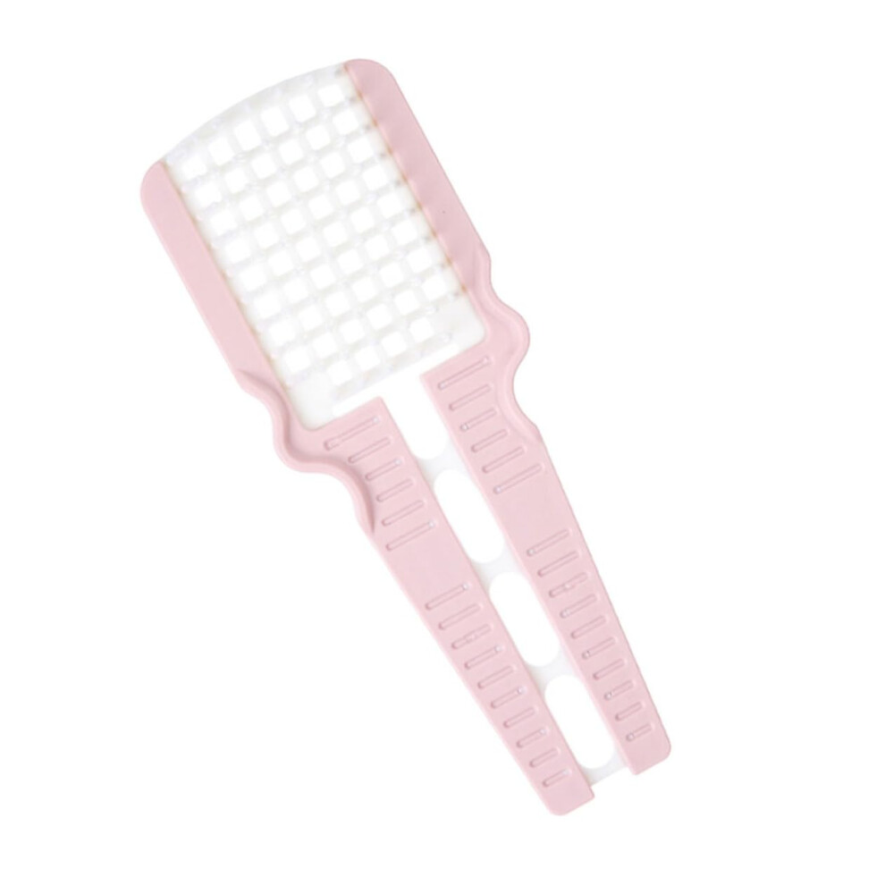 Unisex Foldable Wide Tooth Hair Comb With Silicone Scalp Massager For Root Lifting And Curly Hair Detangling