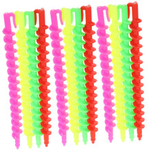 26pcs No Heat Spiral Hair Curlers and Flexible Perm Rods Set for Short Hair Natural Curls