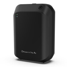 Smart Scent Diffuser with Bluetooth App Control, 3200 Sq.Ft Coverage, Waterless Aromatherapy for Home or Hotel, 150ml Black