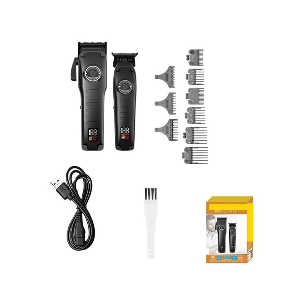 Hair Clippers and Beard Trimmer with Zero Gap Precision, USB Cordless, Long Battery Runtime
