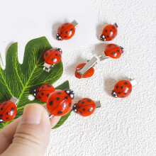 20PCS Ladybug Hair Clips Set with Realistic Design, Durable Alloy, Cute Accessories for Women and Girls