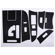 Kit de Adesivos para Acabamento de Painel de Caixa de Câmbio para  IS250 300 350, Acessórios de Folha de Fibra de Carbono para Envelopamento de