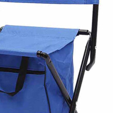 Blue Portable Folding Camping Chair with Bag – Lightweight 620g
