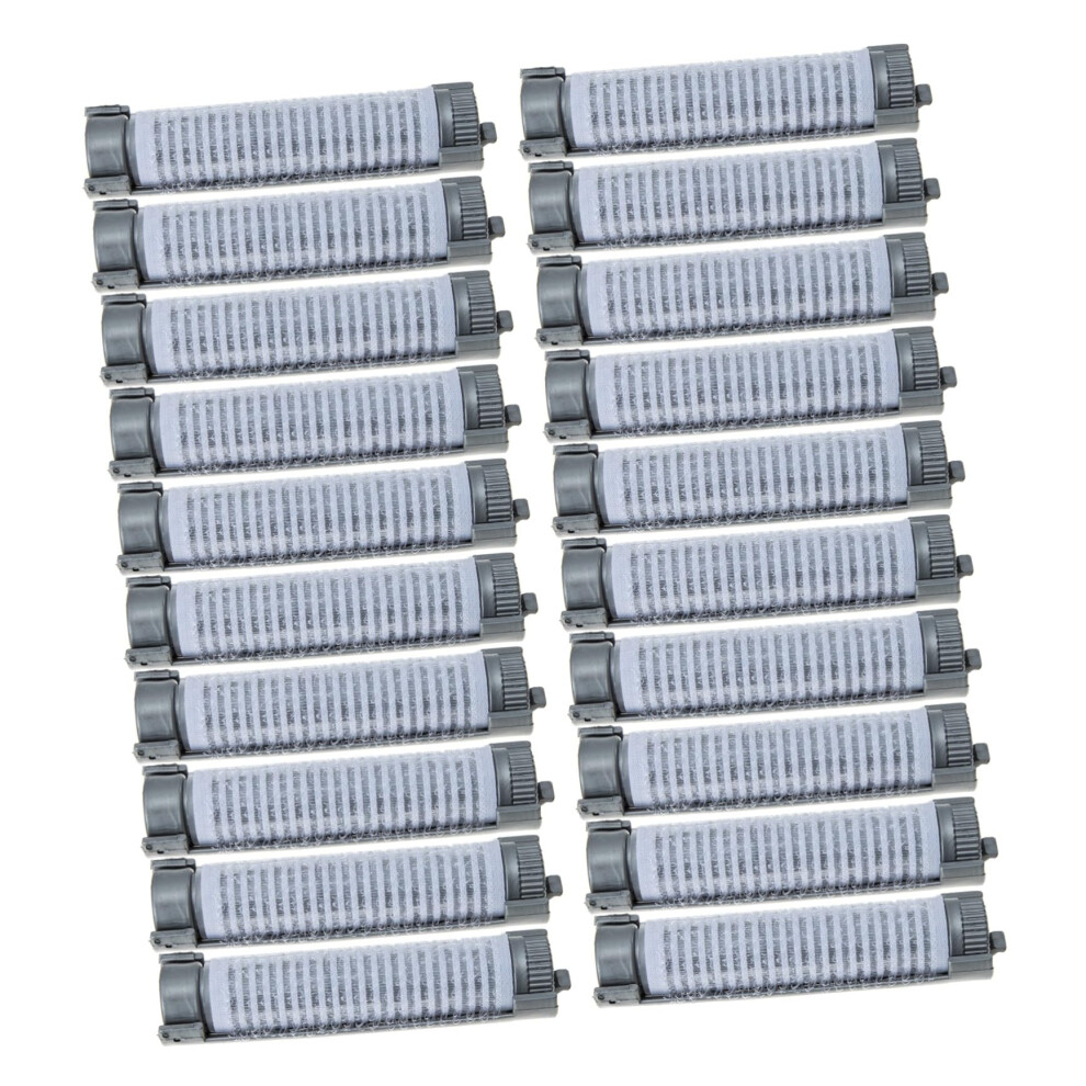 20Pcs Self Holding Hair Rollers with Clips for Voluminous Curls and Bangs, Travel Size Set