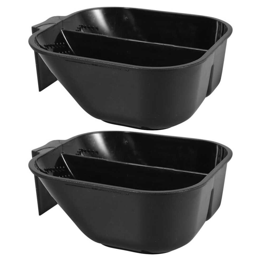 Hair Dye Bowl Set with Handle and Nonslip Base for Professional Salon and Home Coloring