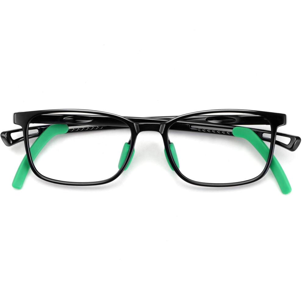 Blue/Light Kids Blocking Glasses Computer Gaming Antiglare Screen Eyewear For Boys And Girls