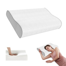 Ergonomisches Konturkissen aus Memory-Schaum zur Linderung von Nackenschmerzen, verstellbares Stützkissen für Seiten-, Rücken- und Bauchschläfer