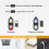 Clip On Rechargeable LED Flashlight Hands Free Running Light for Night Dog Walking 3
