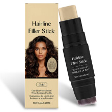 Root Touch Up Powder for Gray Coverage, Hairline Powder for Thinning Hair, Water Resistant Gold