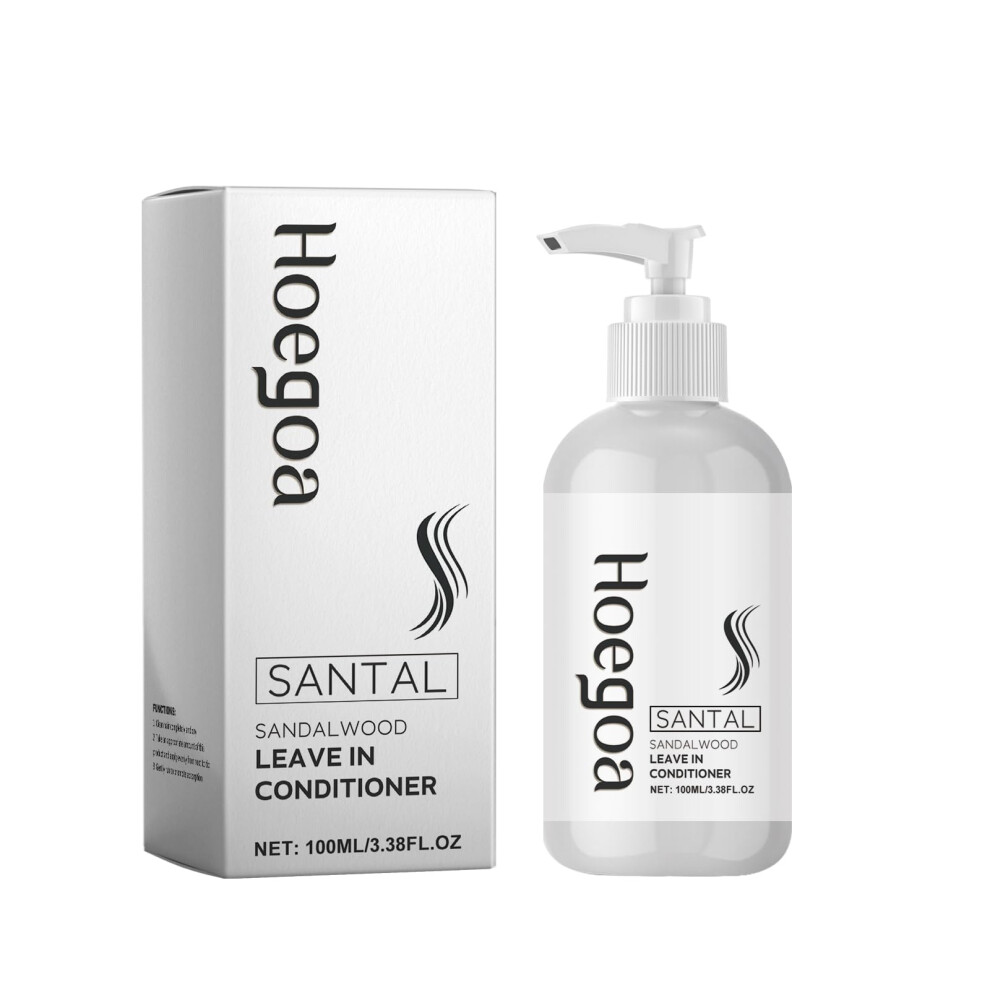 Sandalwood LeaveIn Hair Conditioner with Castor and Avocado Oil for Dry Damaged Hair 100mL