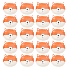 Dog Party Plates 24pcs Disposable Dog Themed Paper Plates for Dog Birthday Party Dessert Tableware
