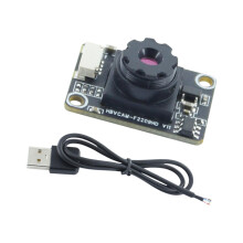 USB Camera Module 1080P 2MP with NonDistortion Lens Wide Angle 76 88 100 160 for Embedded Applications