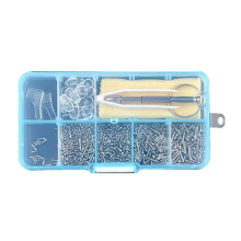 Glasses Kit with Screwdriver, Eyeglass Screws Assortment Set for Quick Eyewear Fix and Nose Pads