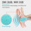 VeoryFly Soft Foam Ear Plugs for Sleep, 122 Pcs 38 dB Highest SNR, 5