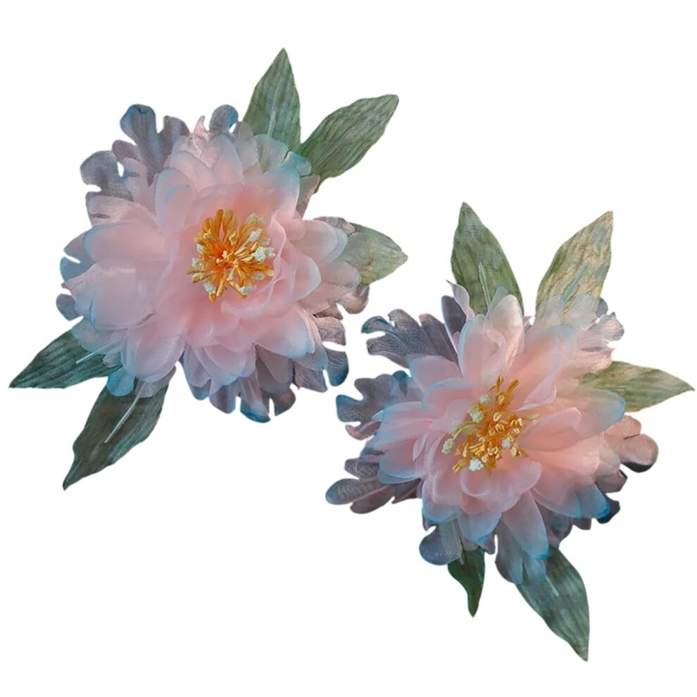 Unisex Vintage Hair Jewelry Chinese Flower Hairpin Handmade Retro Hanfu Barrette For Men And Women