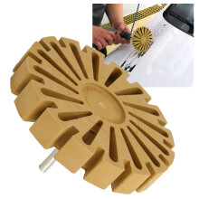 4in Rubber Eraser Wheel for Car RV Electric Hand Drill, 3500RPM